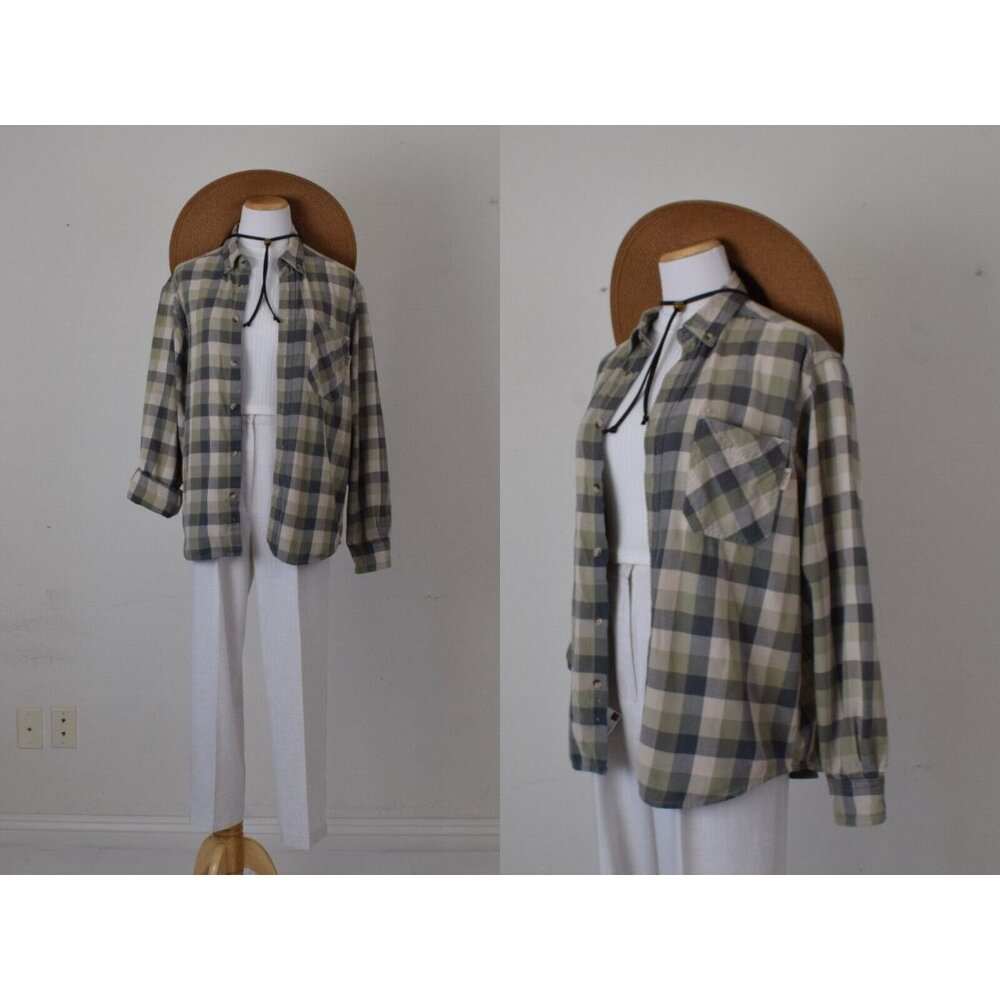 Worrrn Menswear Y2K‎ All Cotton Woolrich shirt  size L